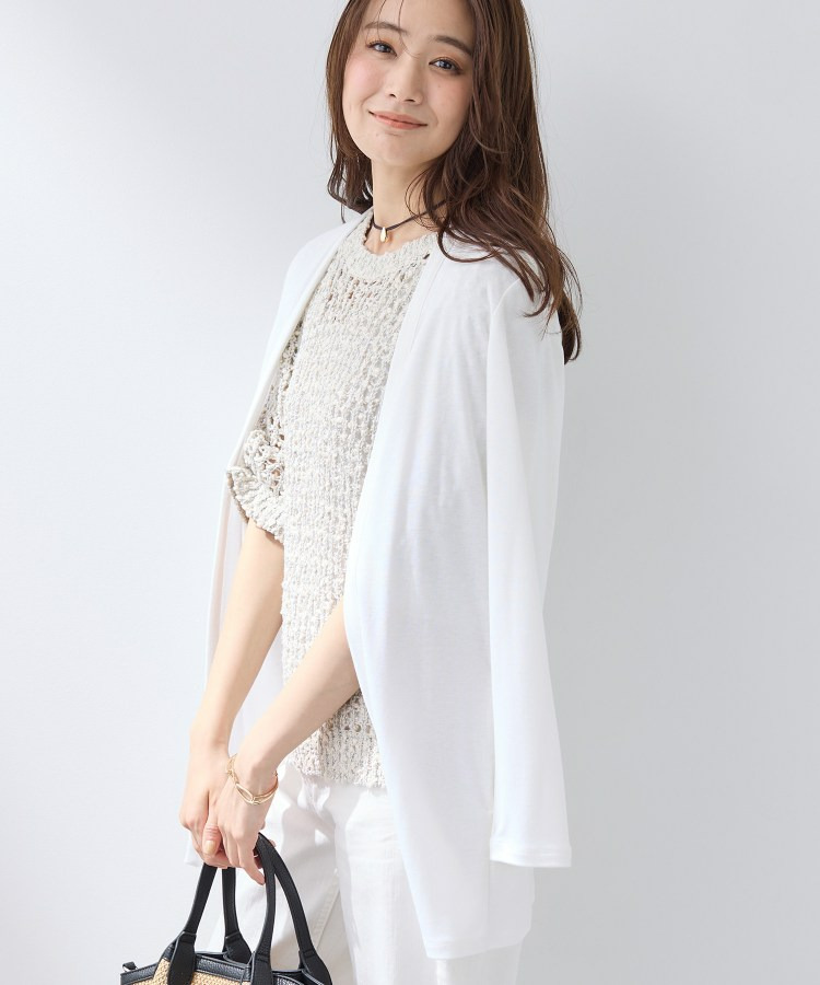 【UVケア】着流しミドル丈カーディガンジャージ4