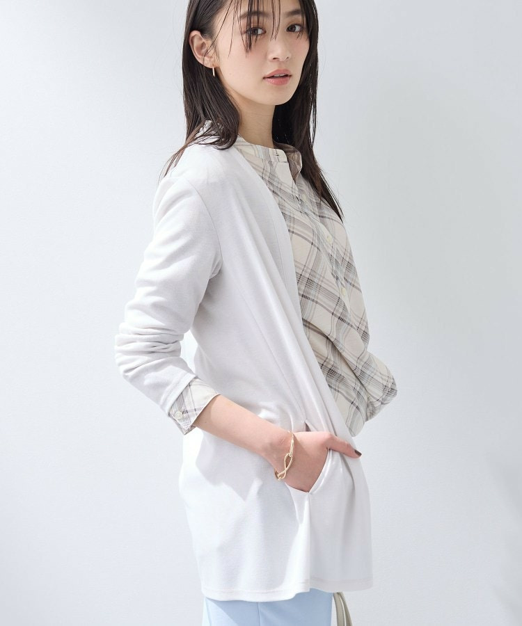 【UVケア】着流しミドル丈カーディガンジャージ8