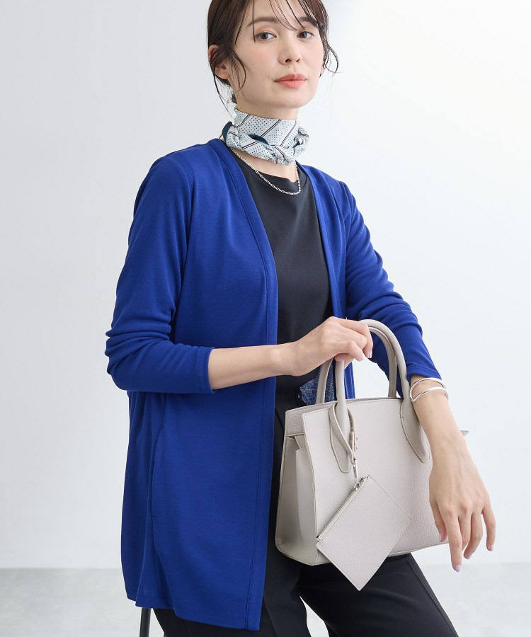 【UVケア】着流しミドル丈カーディガンジャージ1