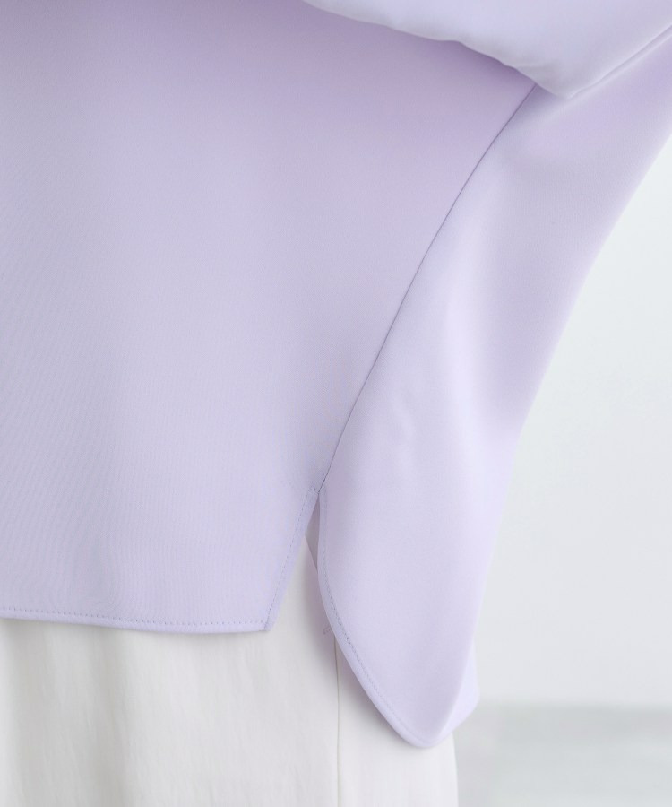 【洗える/UVケア/マットサテン】Vネックドルマンスリーブブラウス21