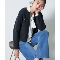 【軽量／セレモニー】ブークレジャケット ニットカーディガン