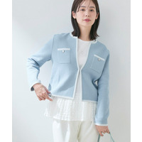 【軽量／セレモニー】ブークレジャケット ニットカーディガン