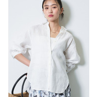 【冷やしリネン／2WAY】カシュクールリネンシャツ