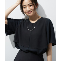 【着る日傘】シフォンドッキングブラウス