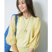 【洗える／袖丈調整可能】シャツコンビニット