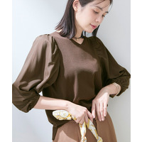 【洗える／袖丈調整可能】シャツコンビニット