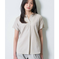 【洗える／SETUP可能】スキッパーブラウス