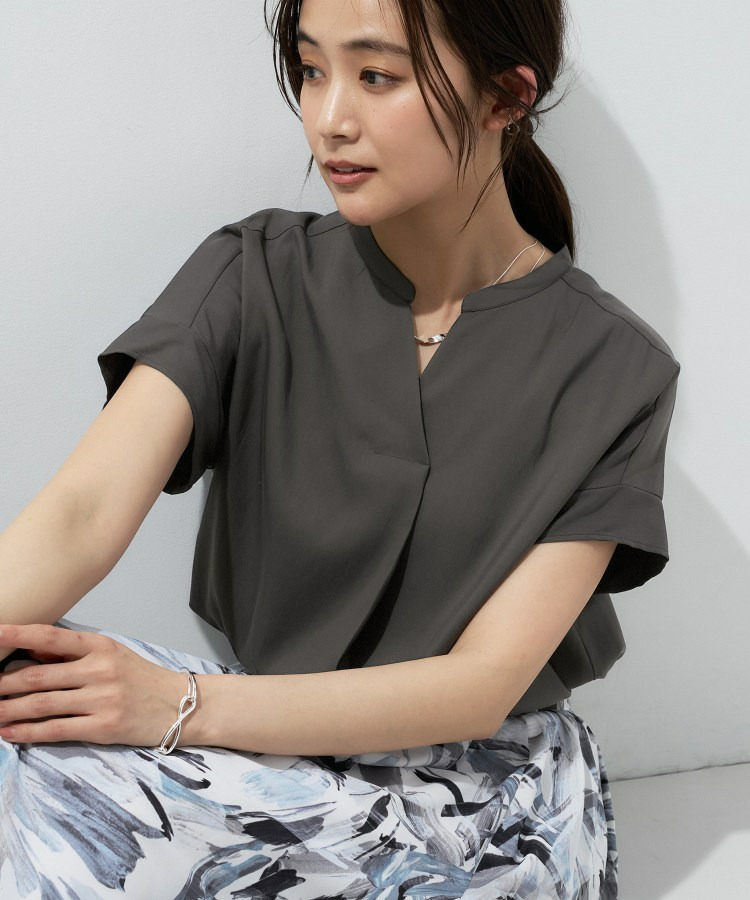 【洗える/SETUP可能】スキッパーブラウス11