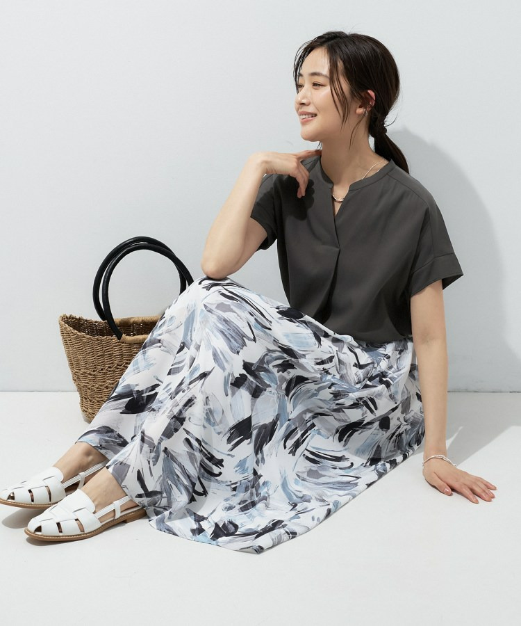 【洗える/SETUP可能】スキッパーブラウス12