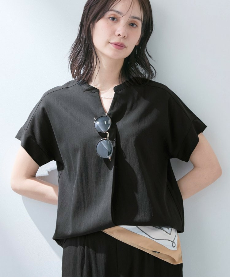 【洗える/SETUP可能】スキッパーブラウス15