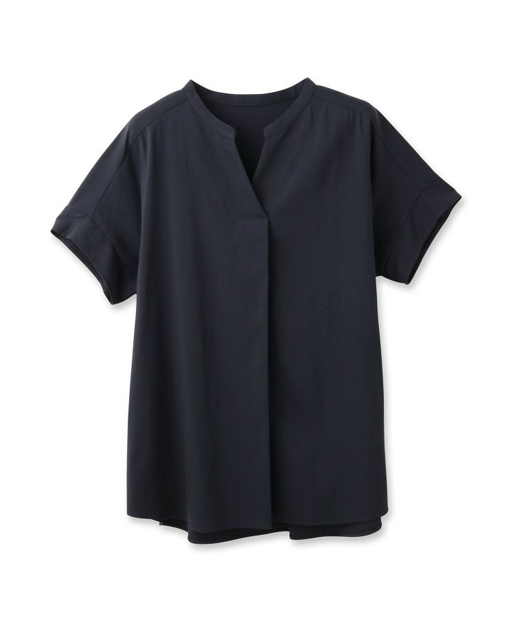 【洗える/SETUP可能】スキッパーブラウス2