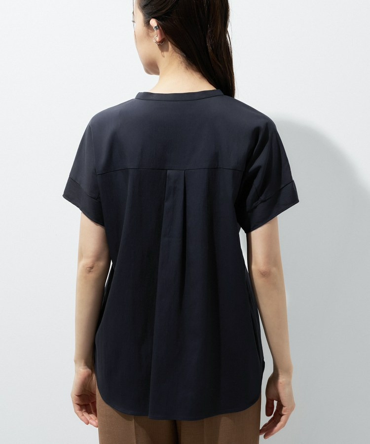 【洗える/SETUP可能】スキッパーブラウス25