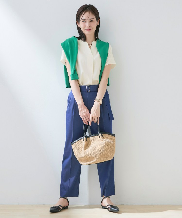 【洗える/SETUP可能】スキッパーブラウス5