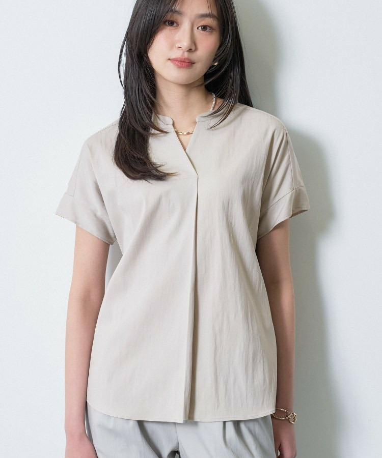 【洗える/SETUP可能】スキッパーブラウス1