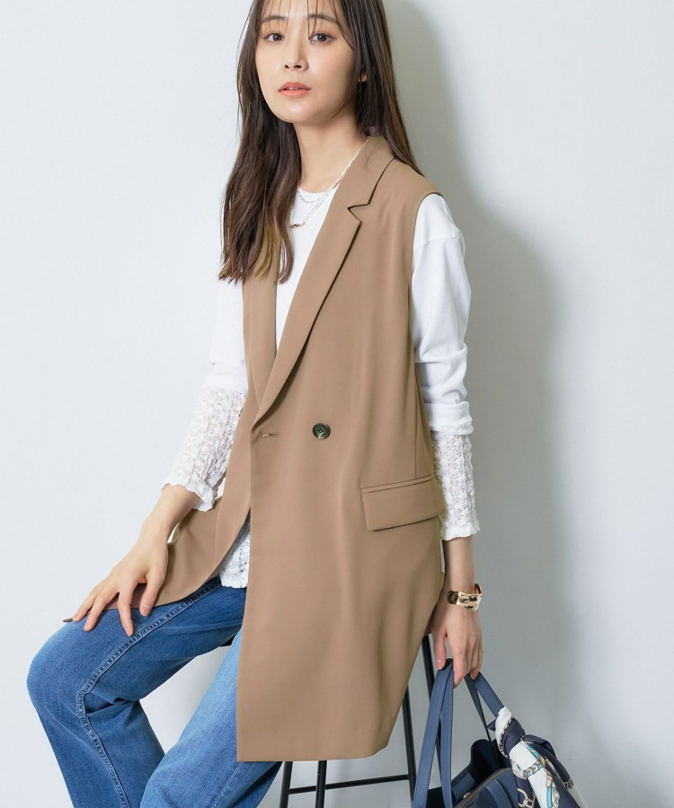 【さらに軽く軽快！／着る日傘】颯爽ジレジャケット