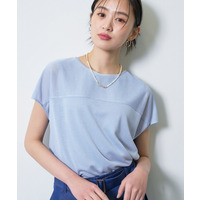 【洗える／アンサンブル可能】シアースストライプトップス