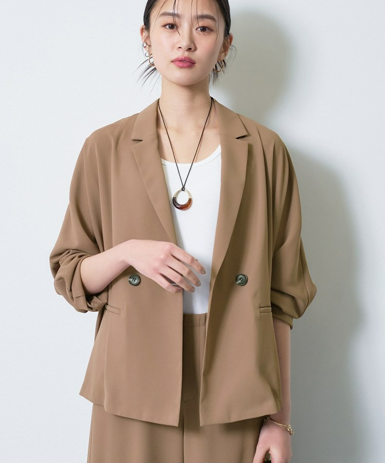 【さらに軽く軽快!/着る日傘】ドルマンダブルジャケット24