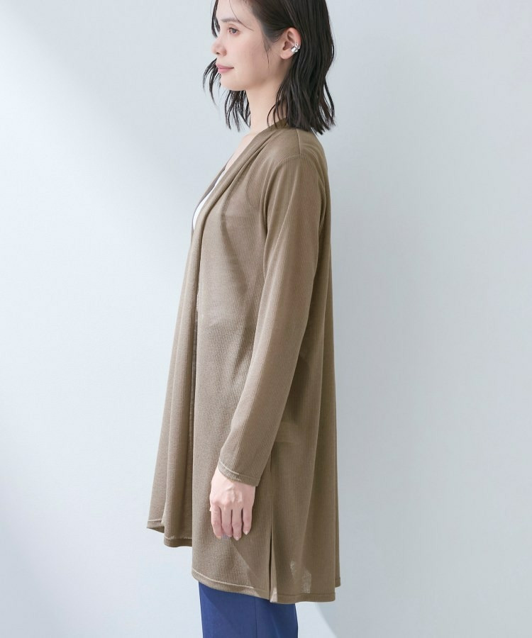 【洗える/アンサンブル可能】シアースストライプカーディガン24