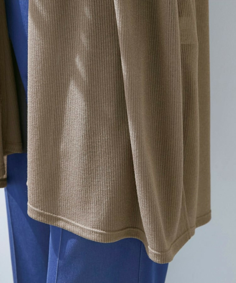 【洗える/アンサンブル可能】シアースストライプカーディガン28