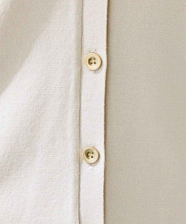 【洗える/アンサンブル】衿あきカーディガン&パフスリーブニット23