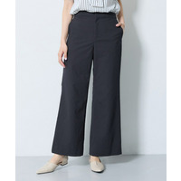 【洗える／UVケア／SETUP可能】サッカー素材ストレートパンツ