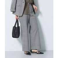 【洗える／UVケア／SETUP可能】サッカー素材ストレートパンツ