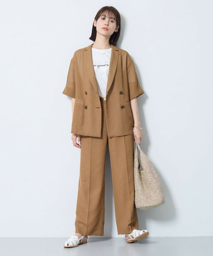 【洗える/メッシュ素材/SETUP可能】半袖シアージャケット12