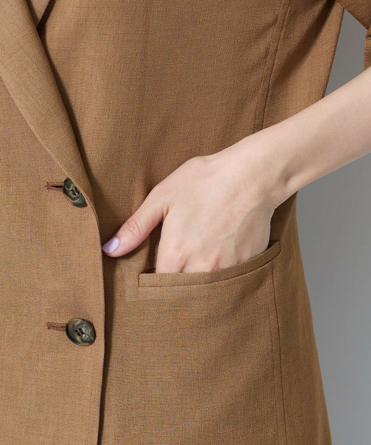 【洗える/メッシュ素材/SETUP可能】半袖シアージャケット19