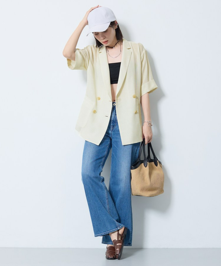 【洗える/メッシュ素材/SETUP可能】半袖シアージャケット3