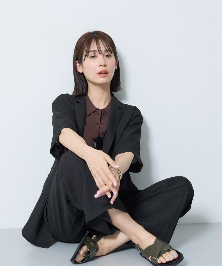 【洗える/メッシュ素材/SETUP可能】半袖シアージャケット7