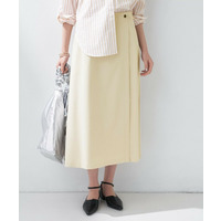 【洗える／UVケア】巻き風フレアスカート