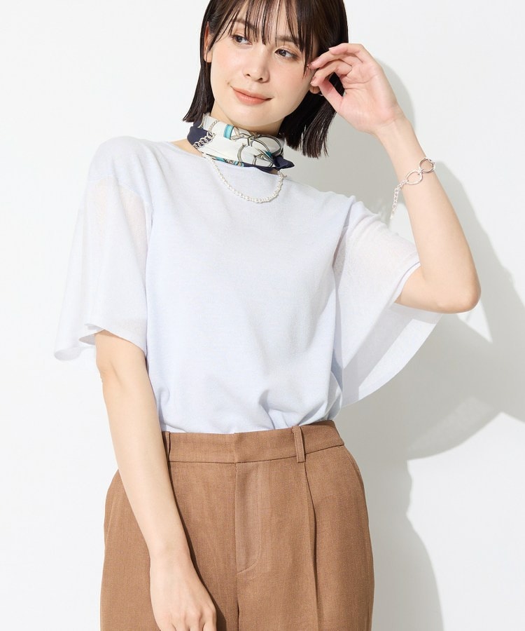 ◆【クルーネック】ラメニシアーニット