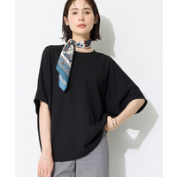 【洗える／2WAY／裾ドロスト付き】 ドルマンスリーブチュニックトップス