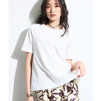 【バックシャン】異素材ドッキングプルオーバー