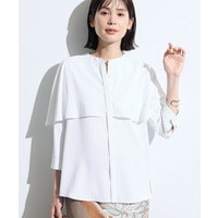【新作登場!着る日傘】 ケープ風ブラウス