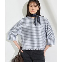 【華やか／1枚でサマになる】上品ツイードブラウス