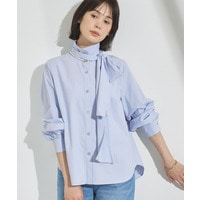 【接触冷感／ストレッチ◎】取外し可ボウタイシャツ