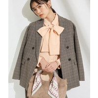 【洗濯機OK/ストレッチ◎】秋はじめのダブルジャケット