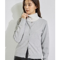 【繊細な煌めき!】ラメモール クルーネックカーディガン