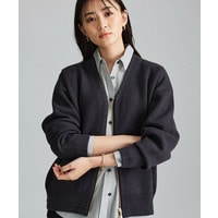 【ミラノリブ編み】ジップニットブルゾン