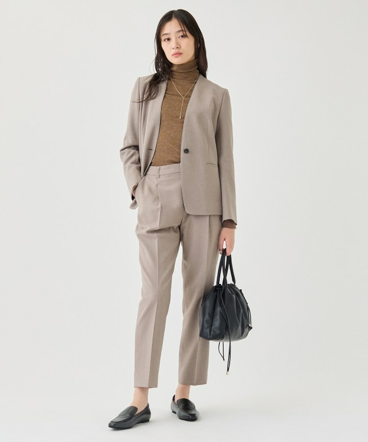 【ウールラメ混/軽量】 ハイネックインナーニット9