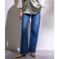 【新登場！褒められデニム】ワイドストレート デニムパンツ