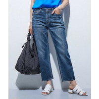 【新色登場！褒められデニム】スリムストレート デニムパンツ
