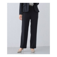 【洗える／リクルートスーツ】ストレッチストレートラインパンツ