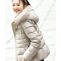 【名品／撥水／抗菌防臭】ショート丈リサイクルダウンコート