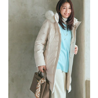 【名品／撥水／抗菌防臭】ロング丈リサイクルダウンコート