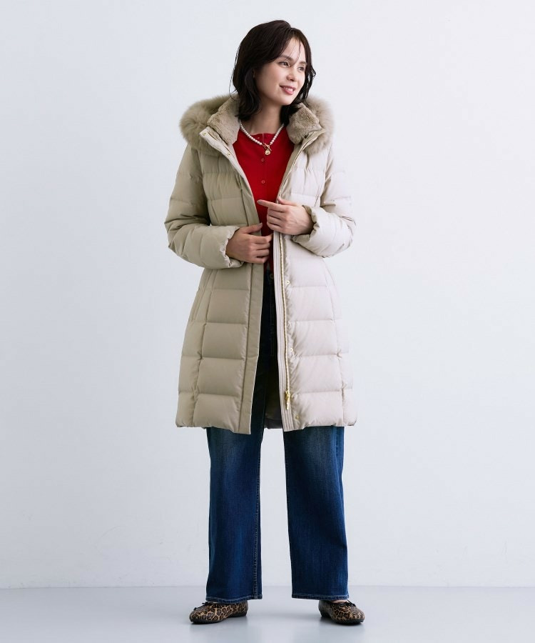 【名品/撥水/抗菌防臭】ロング丈リサイクルダウンコート13