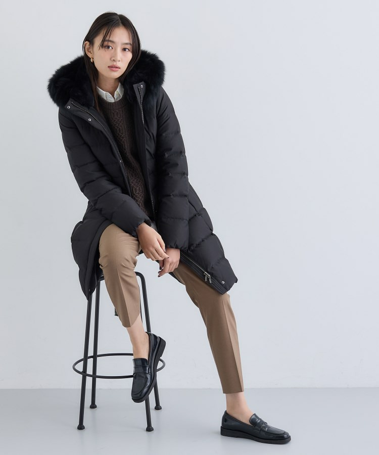 【名品/撥水/抗菌防臭】ロング丈リサイクルダウンコート9