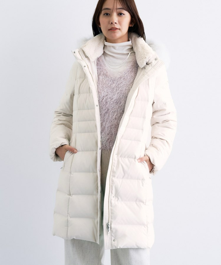 【名品/撥水/抗菌防臭】ロング丈リサイクルダウンコート1