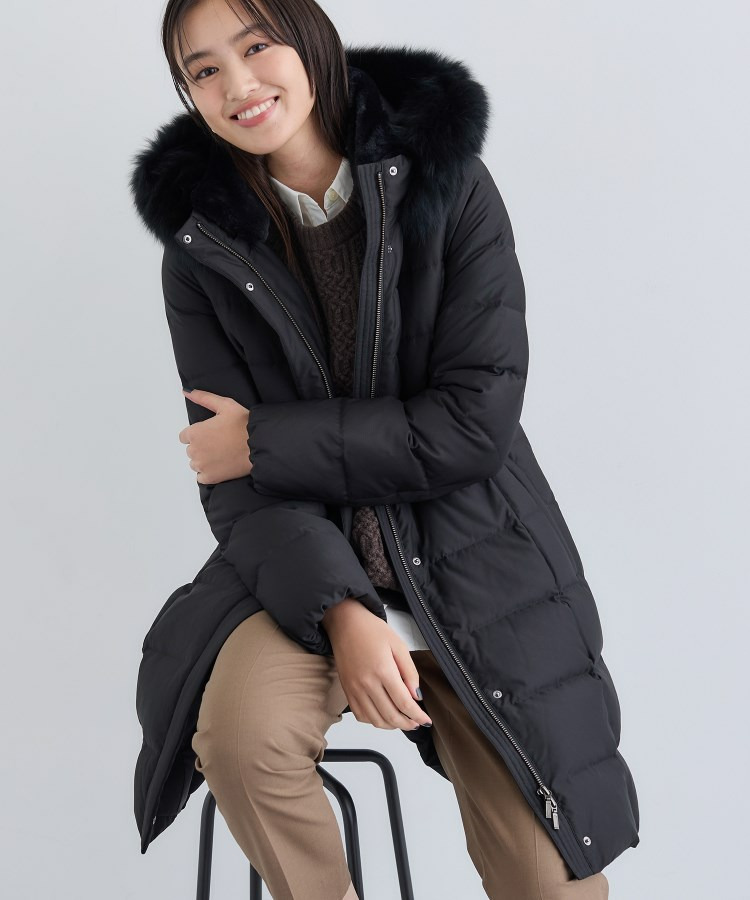 【名品/撥水/抗菌防臭】ロング丈リサイクルダウンコート1